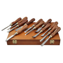 Premium 12-Piece Wood Carving Chisels Set with Durable Storage Case