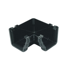 FloPlast Niagara 90 Degree Internal Angle Black (Pack of 10)