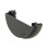 FloPlast Half Round Cast Iron Effect External Stop End 1