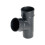 FloPlast Cast Iron Effect 68mm Round 67 Degree Pipe Branch 1