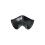 FloPlast Hi Cap Cast Iron Effect 90 Degree Angle 1