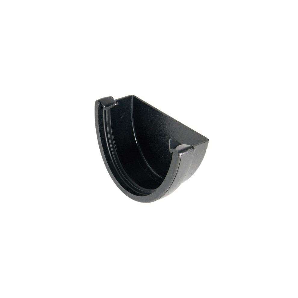 Floplast Hi Cap Cast Iron Effect External Stop End (Pack Of 2) 5055149925252