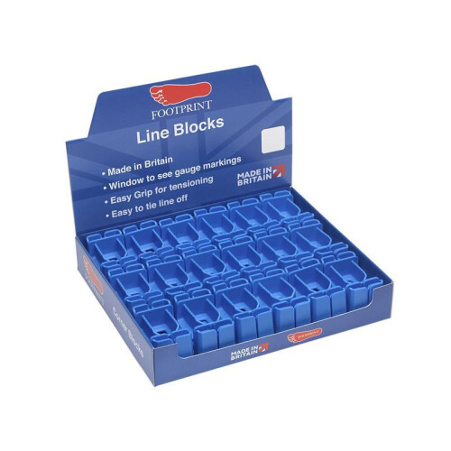 Footprint Footprint Line and Corner Block Counter Display for Bricklayers