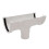 FloPlast Hi-Cap Running Outlet 68mm White 1