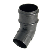 FloPlast Cast Iron Effect 68mm Round 112mm Degree Offset Bend (Pack of 2)