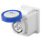 Gewiss GW62404 Low Voltage Screw Wiring 10 Degree Angled Surface-Mounting Socket-Outlet 1