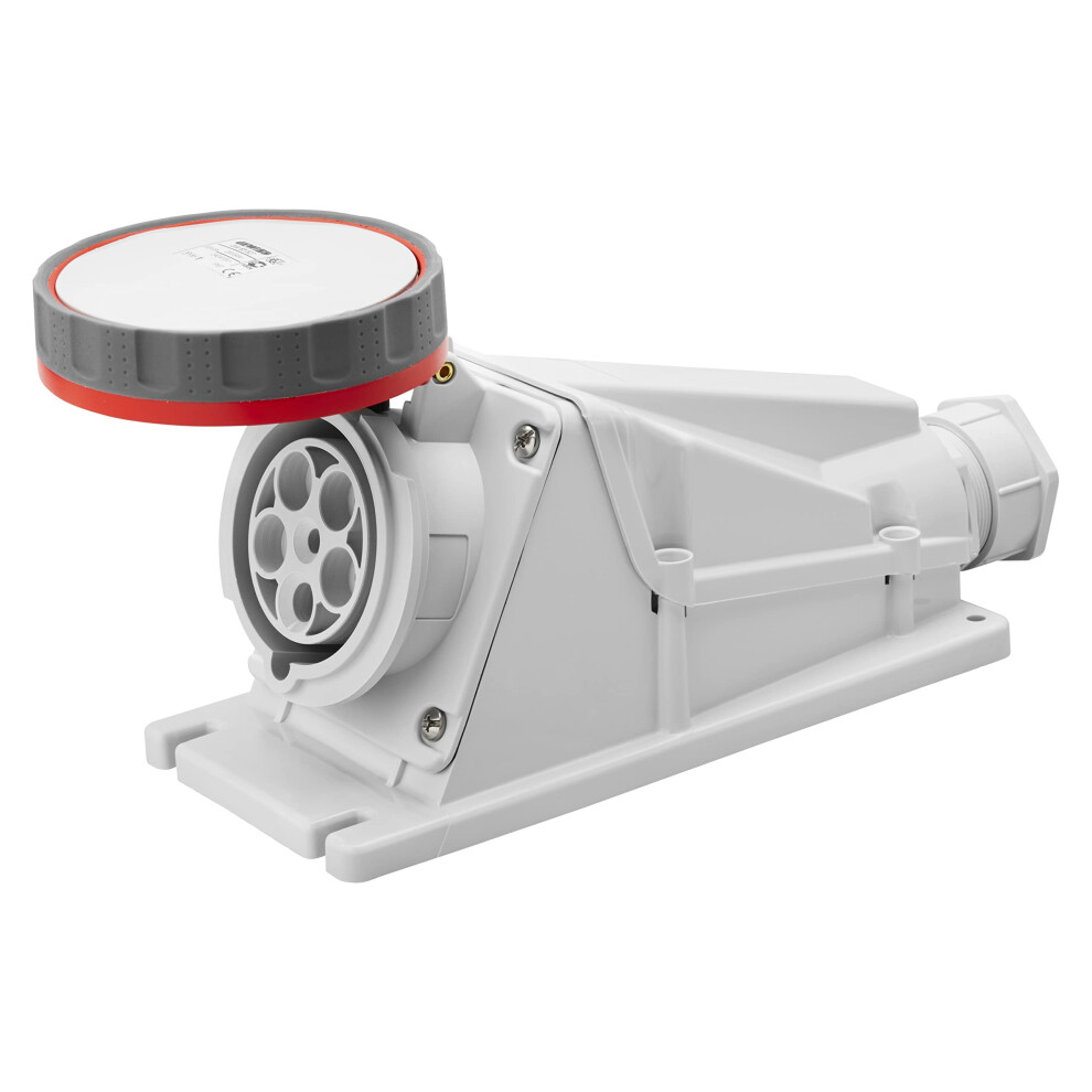 Gewiss Gw63527 Low Voltage Screw Wiring 90 Degree Angled Surface-Mounting Socket-Outlet For High Current 8011564024144