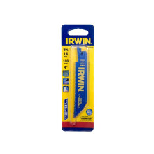 IRWIN 414R Sabre Saw Blades for Precision Metal Cutting - 100mm, 14 TPI, Set of 5