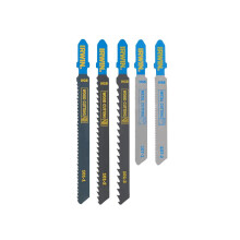 Irwin IW1014501 HCS/HSS T-Shank Jigsaw Blade Set 5 Piece IRWIW1014501