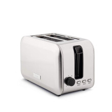 Stoke Toaster 2 Slice - Brushed Stainless Steel Toaster - Adjustable Browning Control