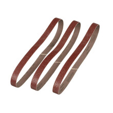 IRWIN 13x455mm Powerfile Sanding Belts 60G - Set of 3 for Wood and Metal