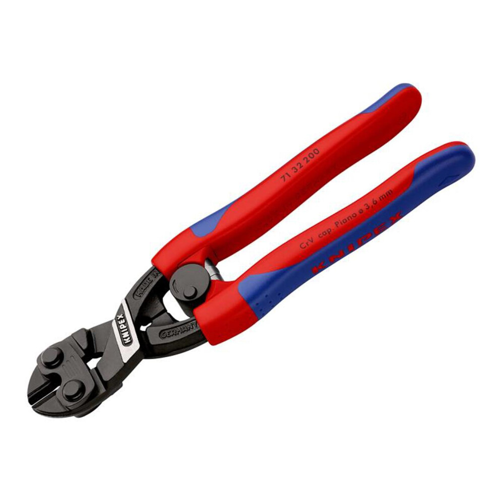 Knipex Cobolt Compact Bolt Cutters Multi-Component Grip 200Mm Kpx7132200