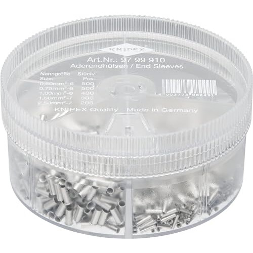 Knipex Knipex 45-Piece Insulated Twin Wire Ferrules Assortment for Electrical Projects 2