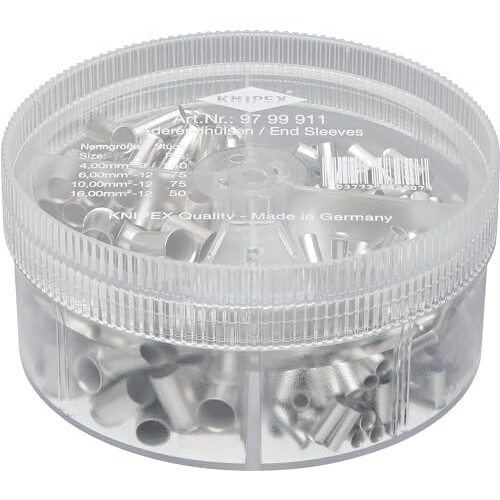 Knipex Knipex 45-Piece Insulated Twin Wire Ferrules Assortment for Electrical Projects 1