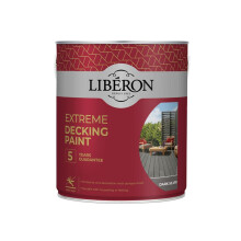 Liberon Extreme Decking Paint Dark Silver 2.5 Litre