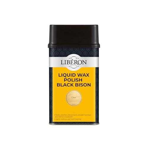 Liberon Liquid Wax Polish Black Bison - Clear - 500ml 2