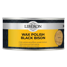 Liberon Black Bison Wax Paste for Wood Care - 500ml Walnut Finish