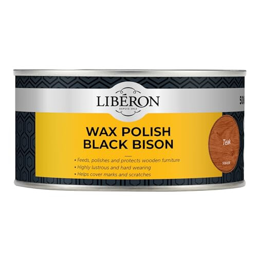 Liberon Black Bison Wax Paste for Teak 500ml - Premium Wood Care Solution 2
