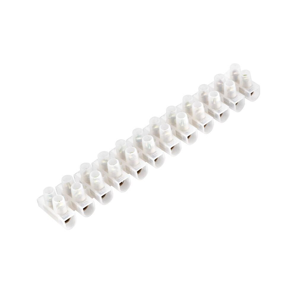 Masterplug Ts15/12/10-01 Connector Strips 15A 12W (Pack 10) Mstts1512 5050765107877