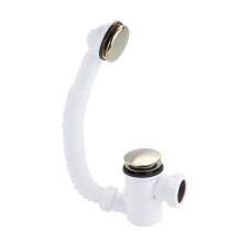 McAlpine HC2650UK-BB Brushed Brass 50mm Water Seal Swivel Bath Trap and Overflow Assembly