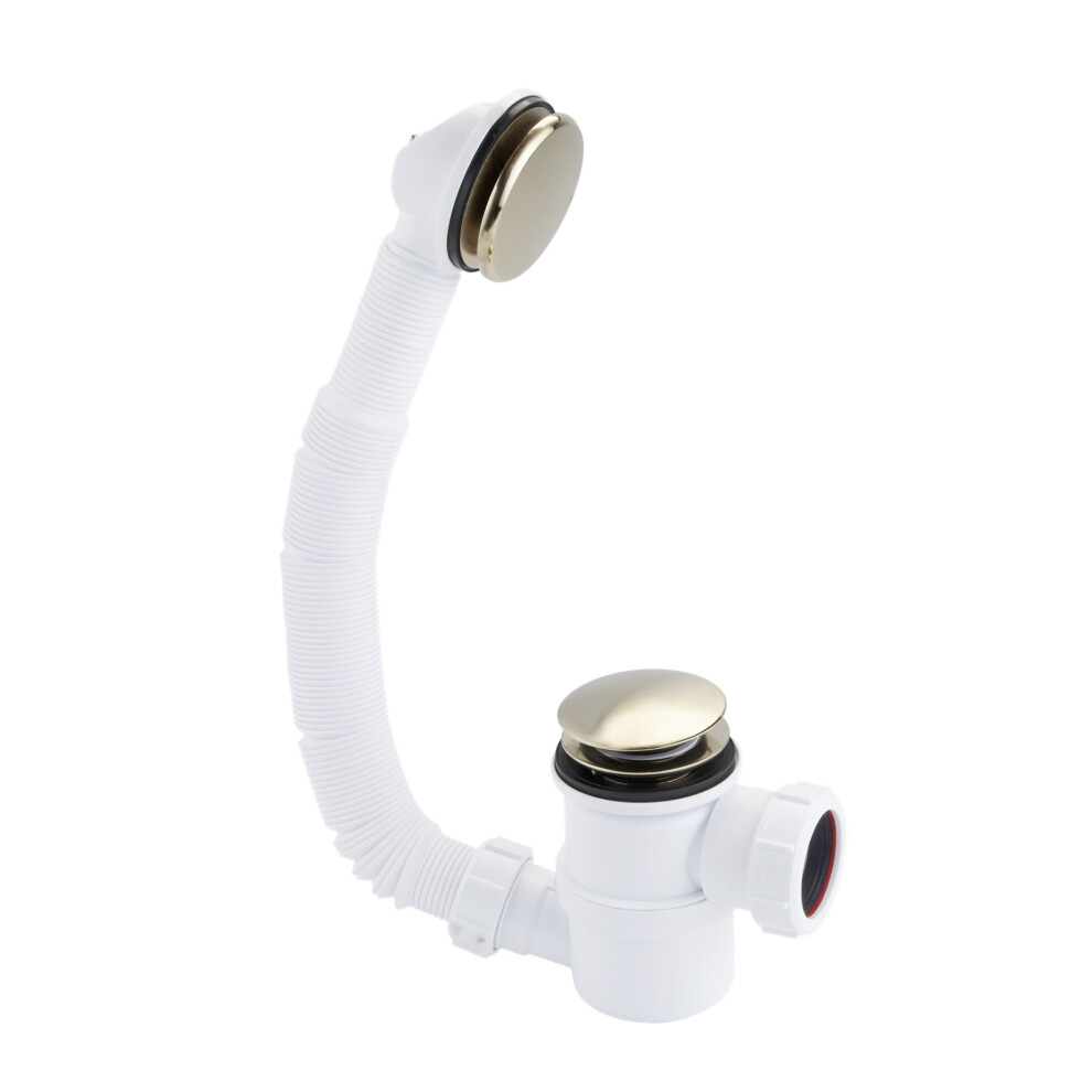 Photos - Other Bathroom Accessories McAlpine HC2650UK-BB Brushed Brass 50mm Water Seal Swivel Bath Trap and Overflow Assembly 