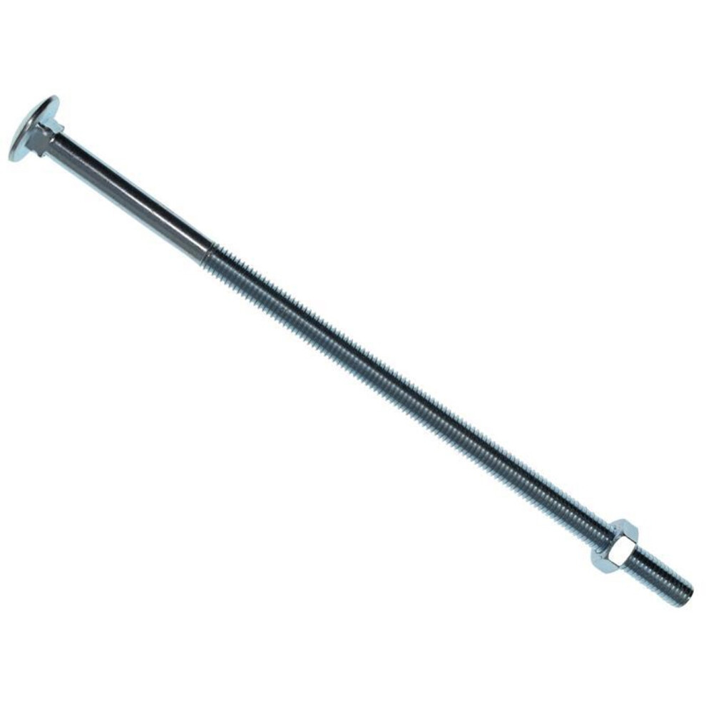 Metalmate MEMCSX08200 Cup Square Hex Bolt & Nut ZP M8 x 200mm Box 10 MEMCSX08200-image-OPC-PJZRRYF-NEW