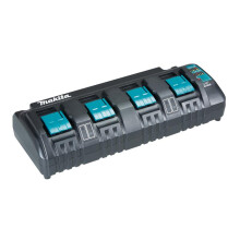 Carregador 4 portas - MAKITA - DC18SF - 14,4 - 18 V - Compatível LXT - Dimensões 440x167x105 mm