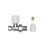 Pro Classic Straight Manual Radiator Valve 8/10mm 1