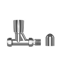 Pro Plus Straight Manual Radiator Valve 15mm