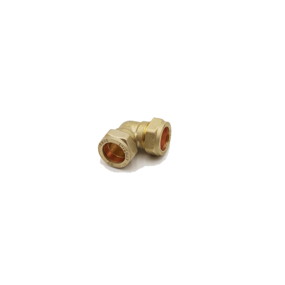 Prima Plus Dzr Compression Elbow 22Mm (Pack Of 10) 5051258012449