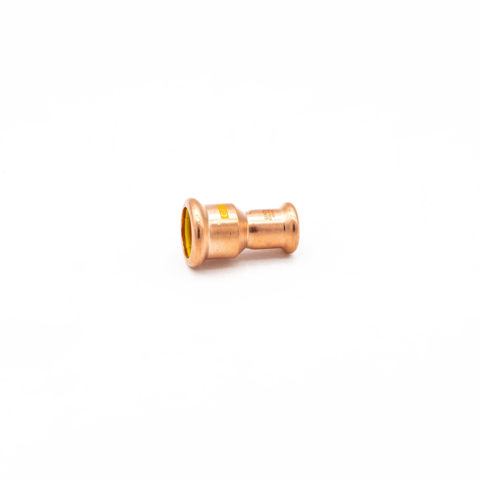 Primapress Pressfit Gas 22X15mm Reduced Coupler 5051258060679