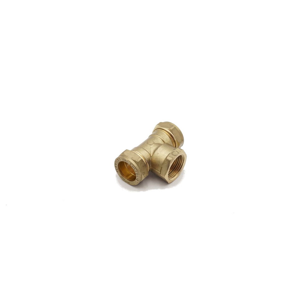 Prima Plus Compression Thread Female Iron Centre Tee 22Mm X 22Mm X 3/4"Fi 5051258039330