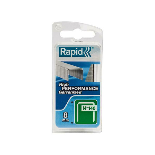 Rapid Rapid 140/8Nb 8Mm Galvanised Staples Narrow Box 970 1