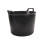 Récipient - PFIFF - 40 l - Caoutchouc souple - Noir - Léger avec poignées 5