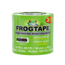 Shurtape 242999 FrogTape Multi-Surface Masking Tape 36mm x 55m 3 Pack SHU242999