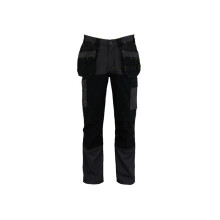 STANLEY Dixon Slim Fit Holster Trousers for Men - Stylish Grey and Black, Waist 34in