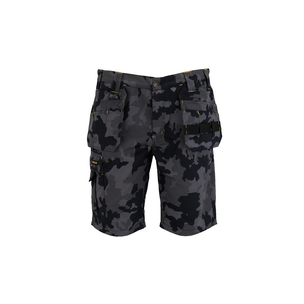 Stanley Hanley Black Camouflage Holster Shorts - 36 Inch Waist For Comfort And Utility