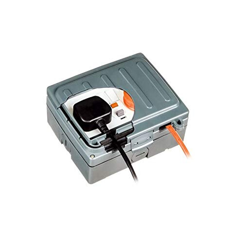 TimeGuard Outdoor Connect-2 Mini Box RCD Socket WPM02 - Weatherproof and Fast Acting 1
