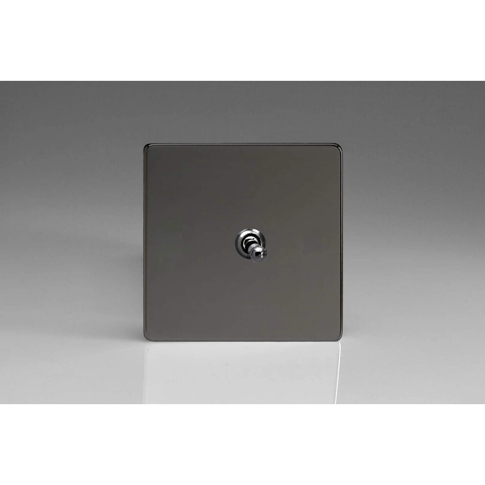 Varilight 1-Gang 10A 1- Or 2-Way Toggle Light Switch Iridium Xdit1s 5021575440263