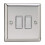 Varilight Eclique 2 2-Gang Tactile Touch Control Dimming Light Switch  for use with Eclique2 Master on 2-Way Circuits 2