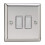 Varilight Eclique 2 2-Gang Tactile Touch Control Dimming Light Switch  for use with Eclique2 Master on 2-Way Circuits 1