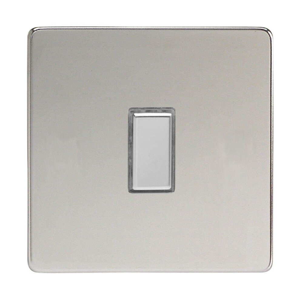 Varilight Eclique 2 1-Gang Tactile Touch Control Dimming Light Switch For Use With Eclique2 Master On 2-Way Circuits 5021575102215