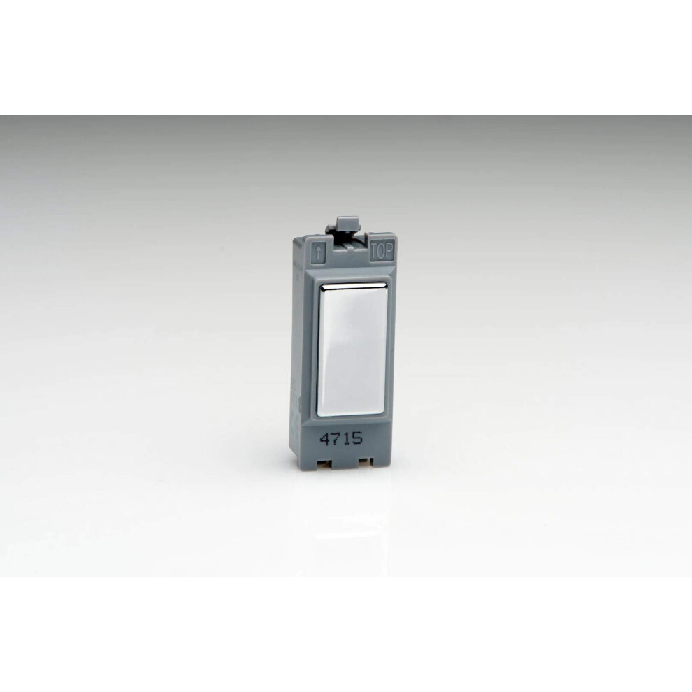 Varilight Z2dgbc Chrome Powergrid Insert 1-Gang Blanking Insert 5021575965094