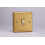 Varilight 1-Gang 10A 1- or 2-Way Rocker Switch Brushed Brass 2