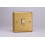 Varilight 1-Gang 10A 1- or 2-Way Rocker Switch Brushed Brass 4