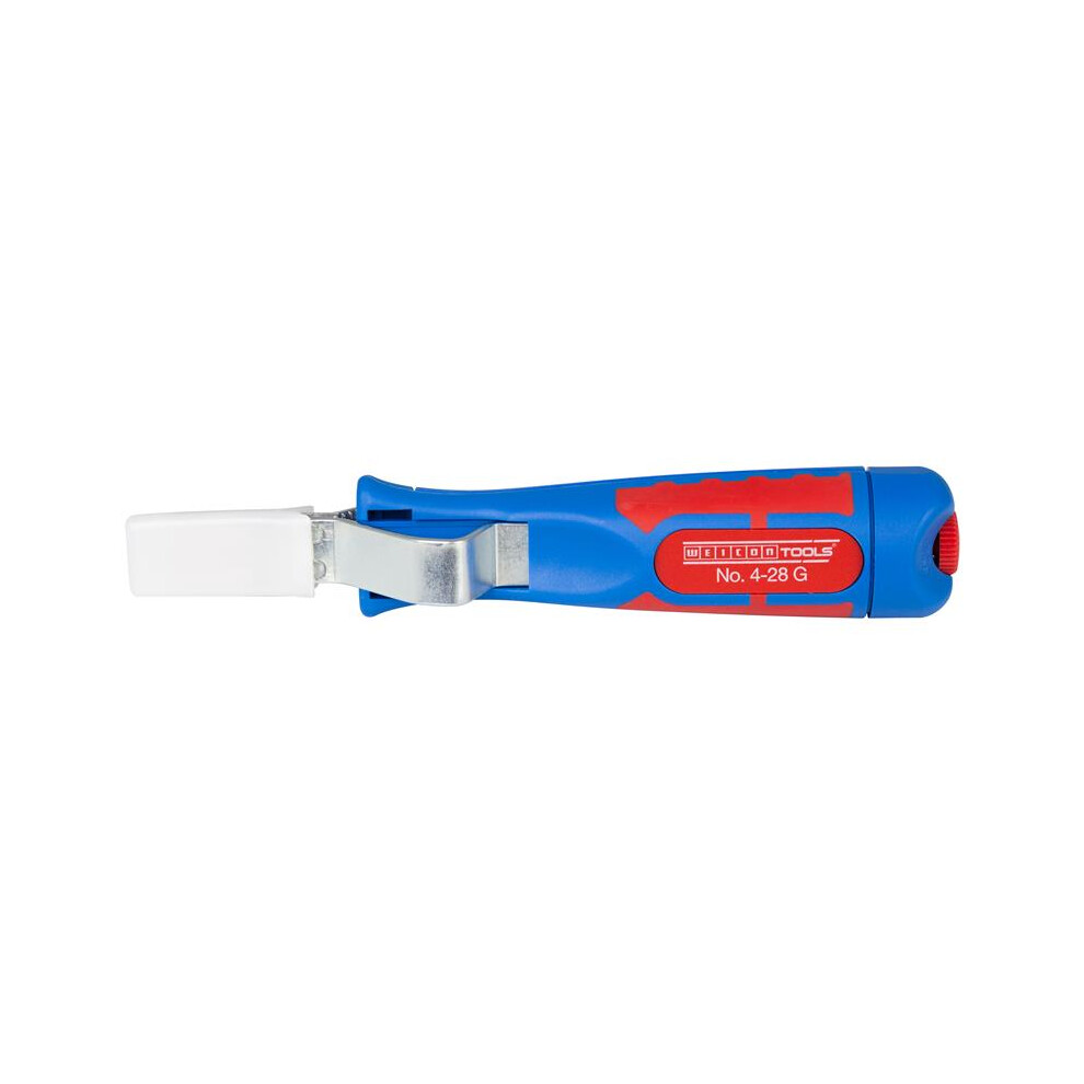 Weicon No. 4-28 H Ergonomic Cable Stripper With Safety Hook Blade 4024596015053