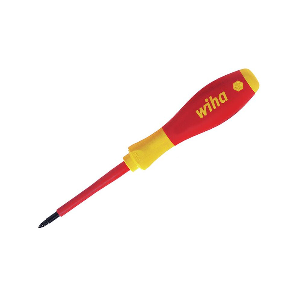 Wiha 39566 Softfinish Electric Slimfix Screwdriver Pozidriv Pz1 X 80Mm Wha39566