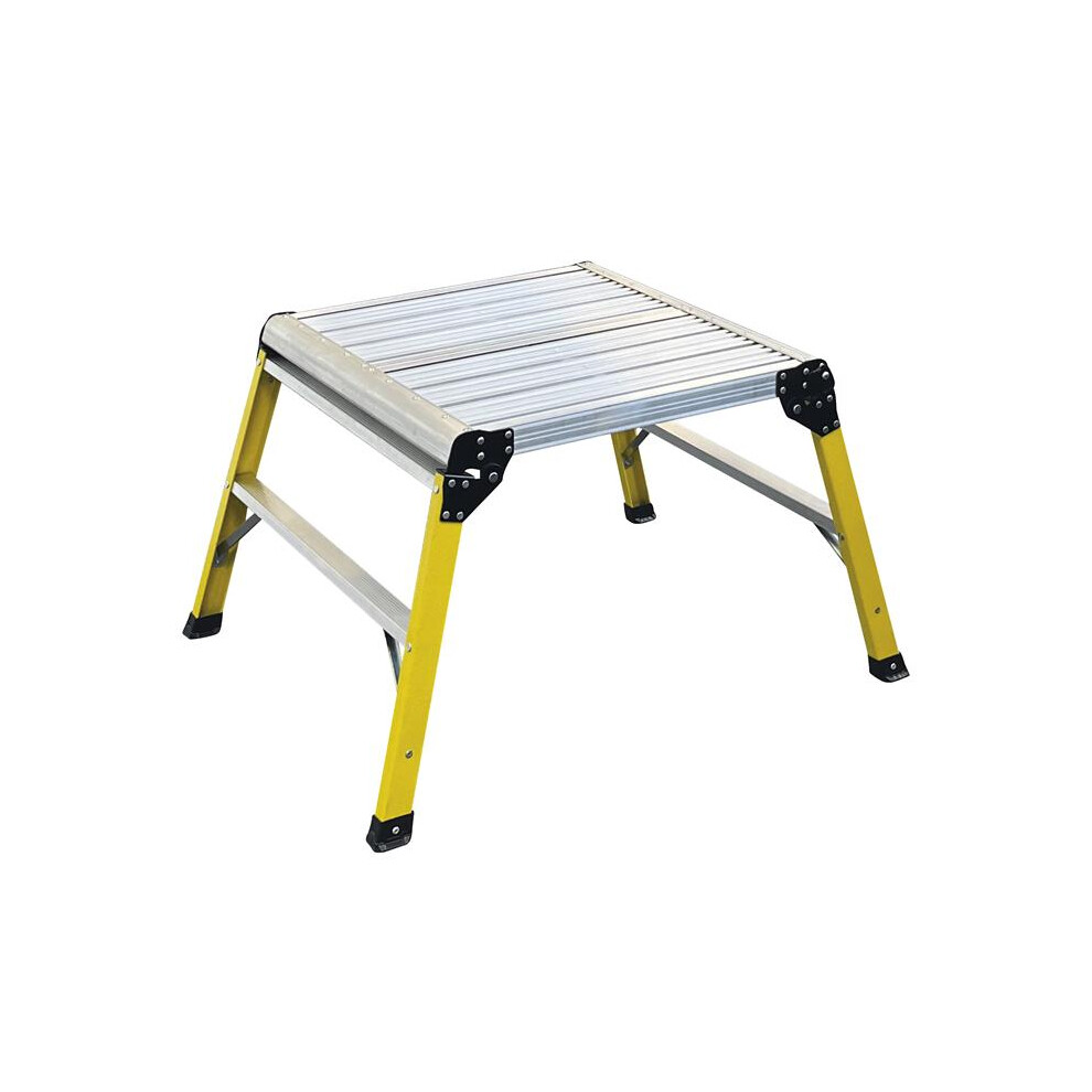 Zarges Fibreglass Hop-Up Work Platform For Safe Industrial Use 600Mm X 600Mm 5036892000014