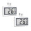 Termometro per frigorifero e congelatore, con display LCD per cucina 1