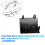 Front Side Skirt Small Cover Jack Positioning Rack Cap for Left 2